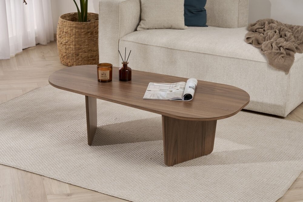 Konferenčný stolík Ovalis - Walnut
