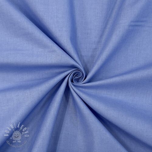 Bavlnený popelín dark sky blue