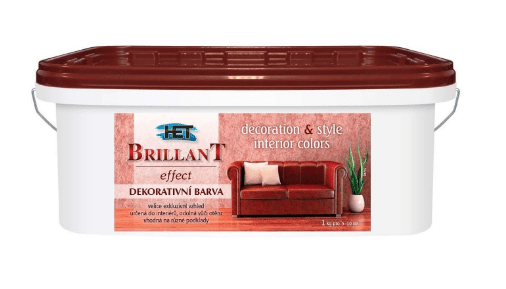 BRILLANT EFFECT - Farba so vzhľadovým efektom 2,5 kg polopriehľadná