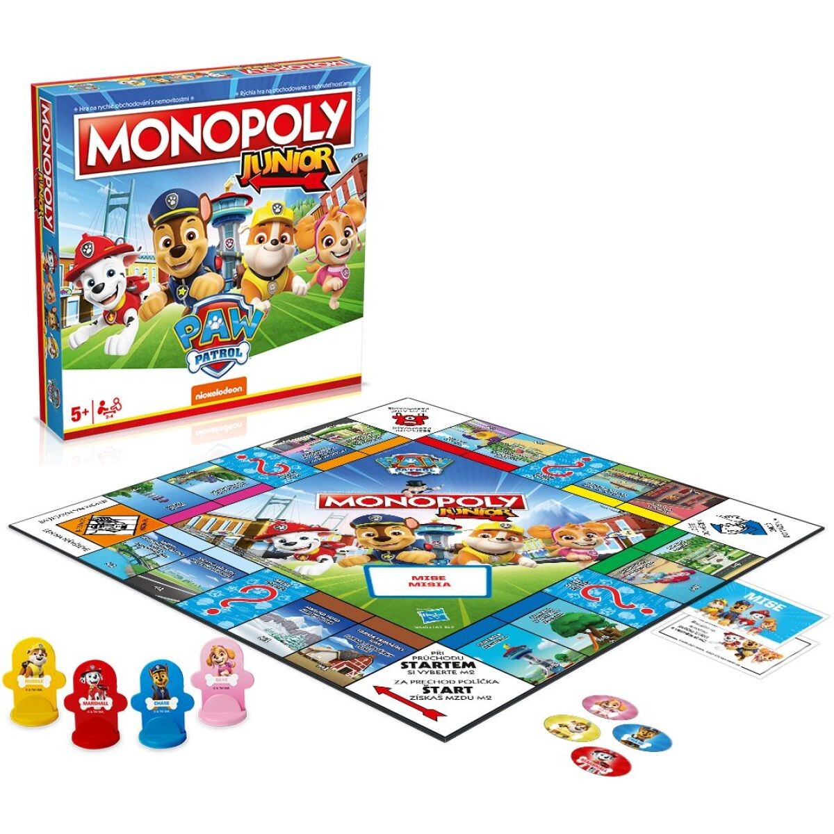 Monopoly Junior Tlapkova Patrola Spoločenská hra