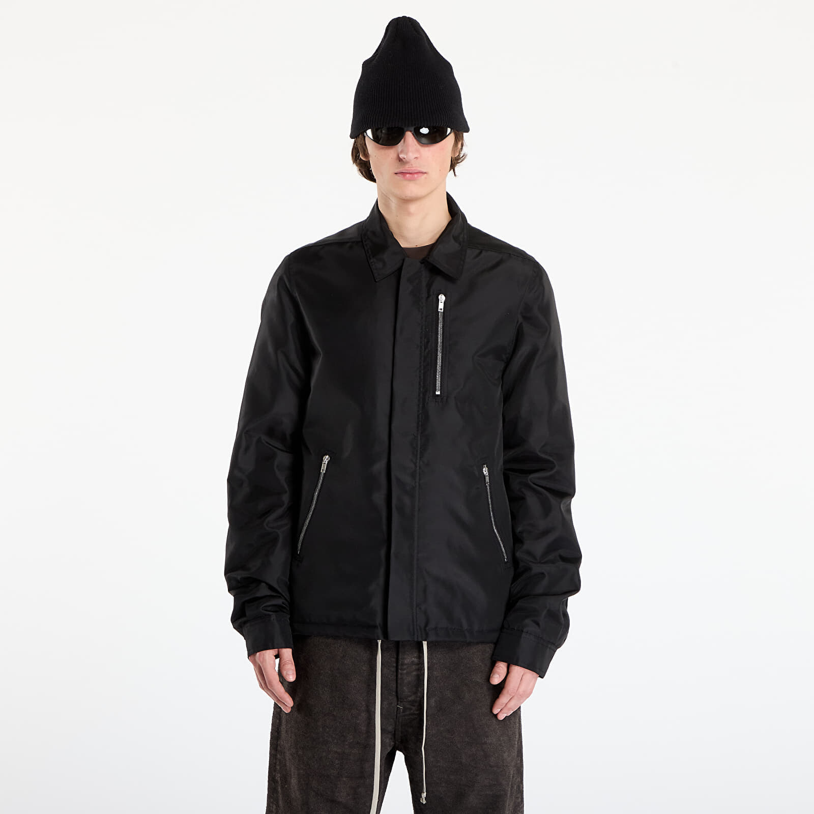 Bunda Rick Owens DRKSHDW Concealed Zipfront Jacket Black M