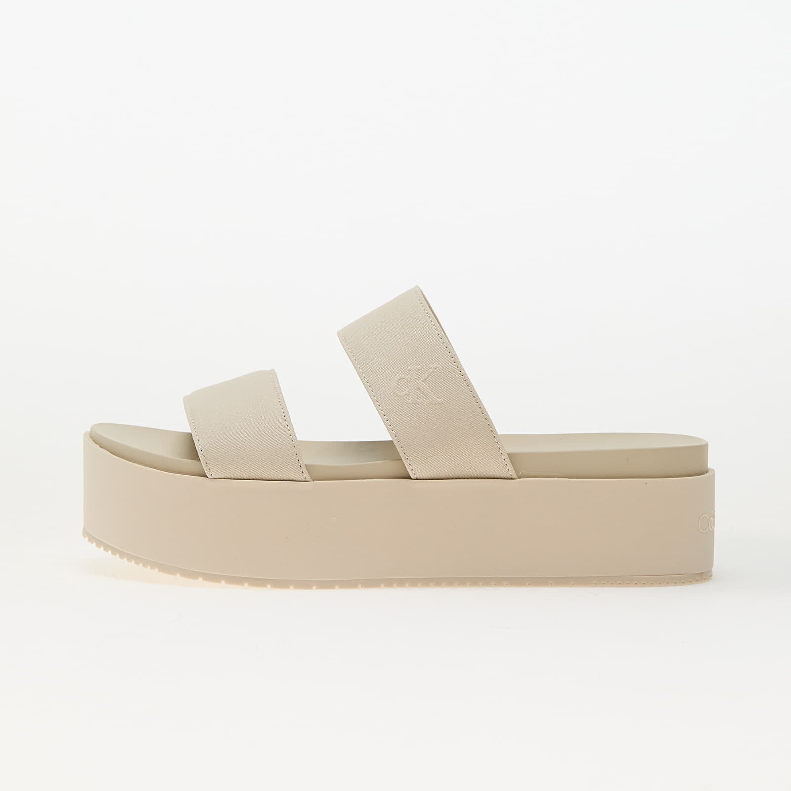 Tenisky Calvin Klein Jeans Flatform Sandal Webb Beige EUR 40