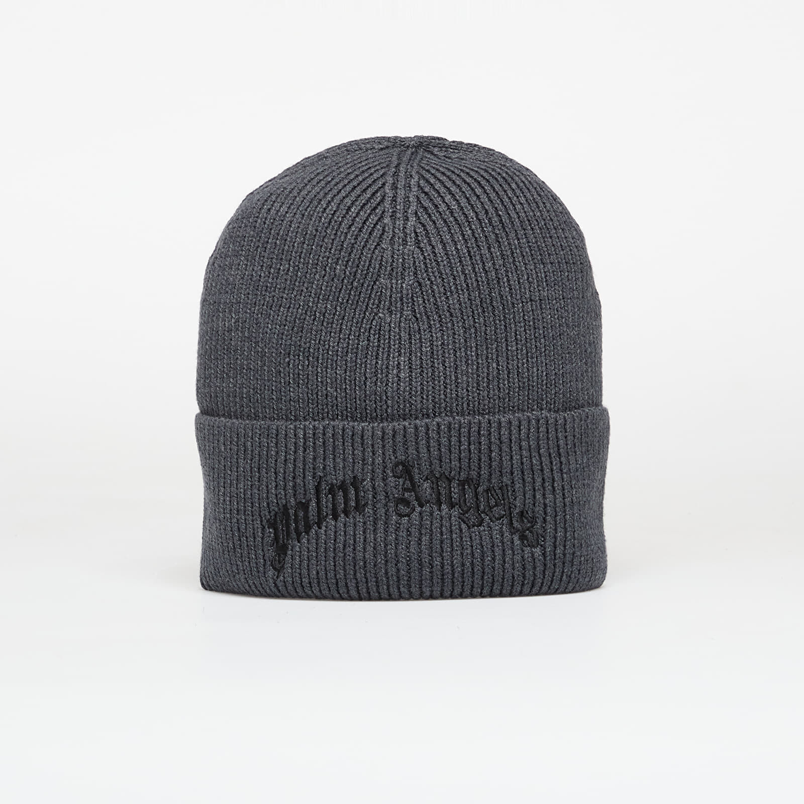 Čiapka Palm Angels Curved Logo Beanie Anthracite/ Black Universal