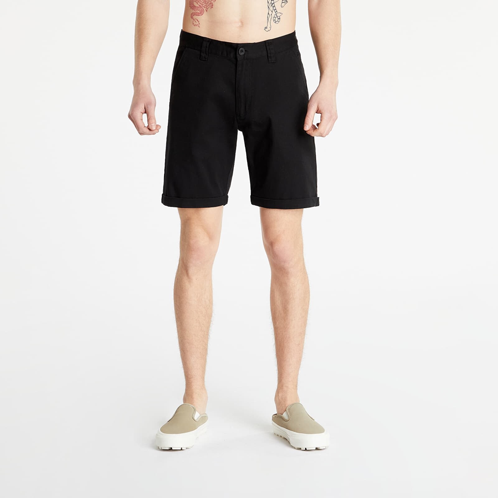 Šortky Horsefeathers Macks Shorts Black 34