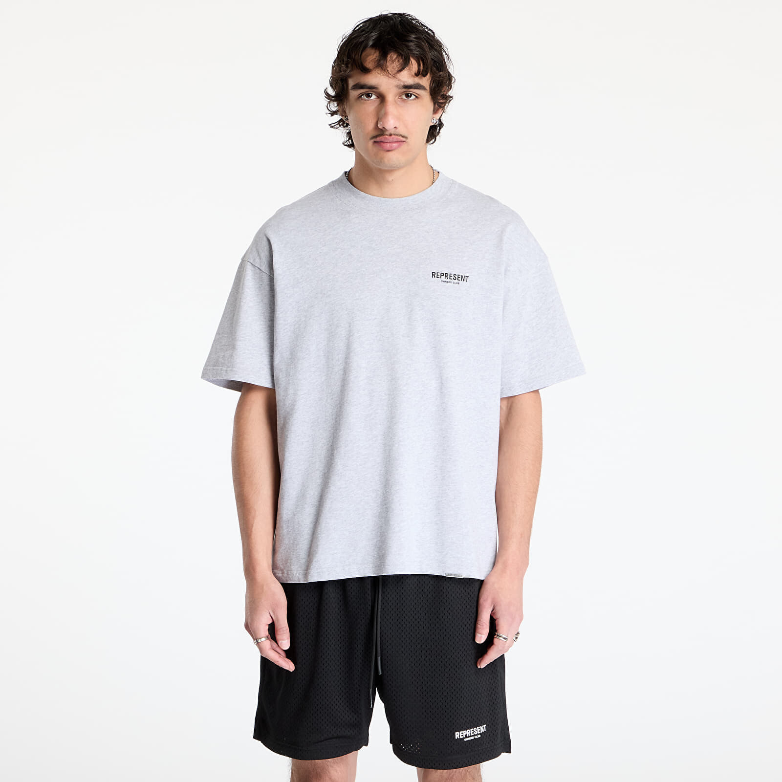 Tričko REPRESENT Represent Owners Club T-Shirt Ash Grey XL