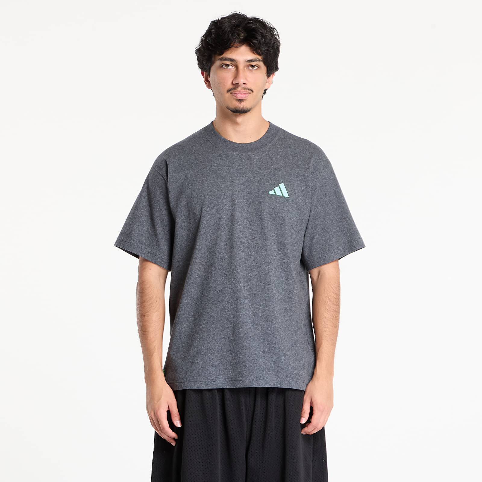 Tričko adidas Mercedes - AMG Petronas Formula One Team Premium Sweat T-Shirt Dark Grey Heather XL