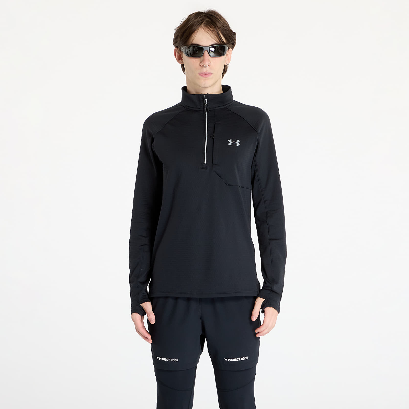 Mikina Under Armour Launch Elite Cw Half Zip Black S