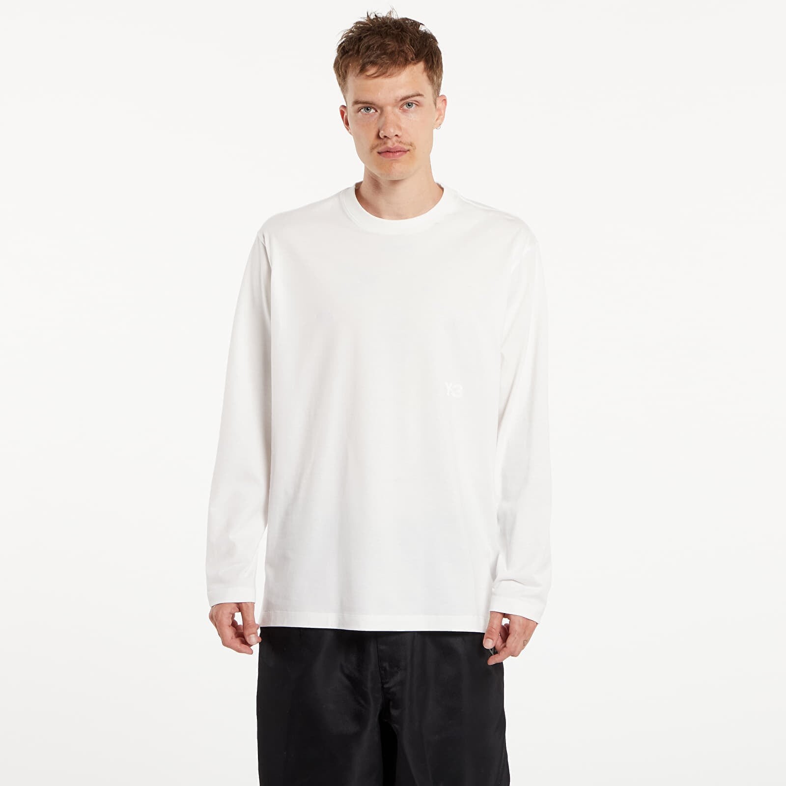 Tričko Y-3 Relaxed Long Sleeve Tee UNISEX Core White M