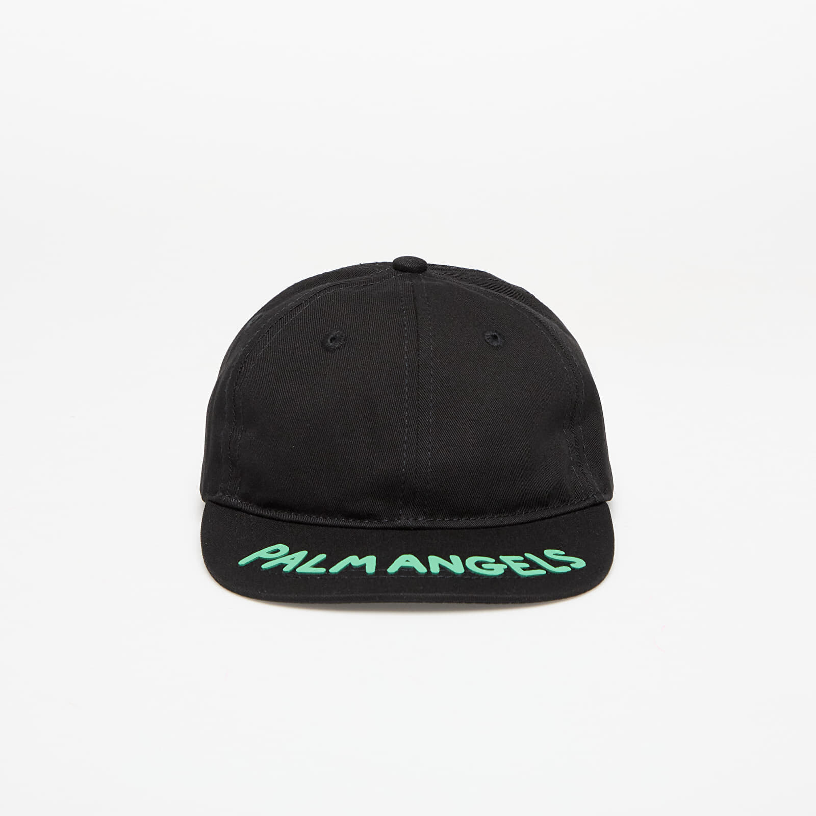 Šiltovka Palm Angels Kids Seasonal Logo Baseball Cap Black/ Green II
