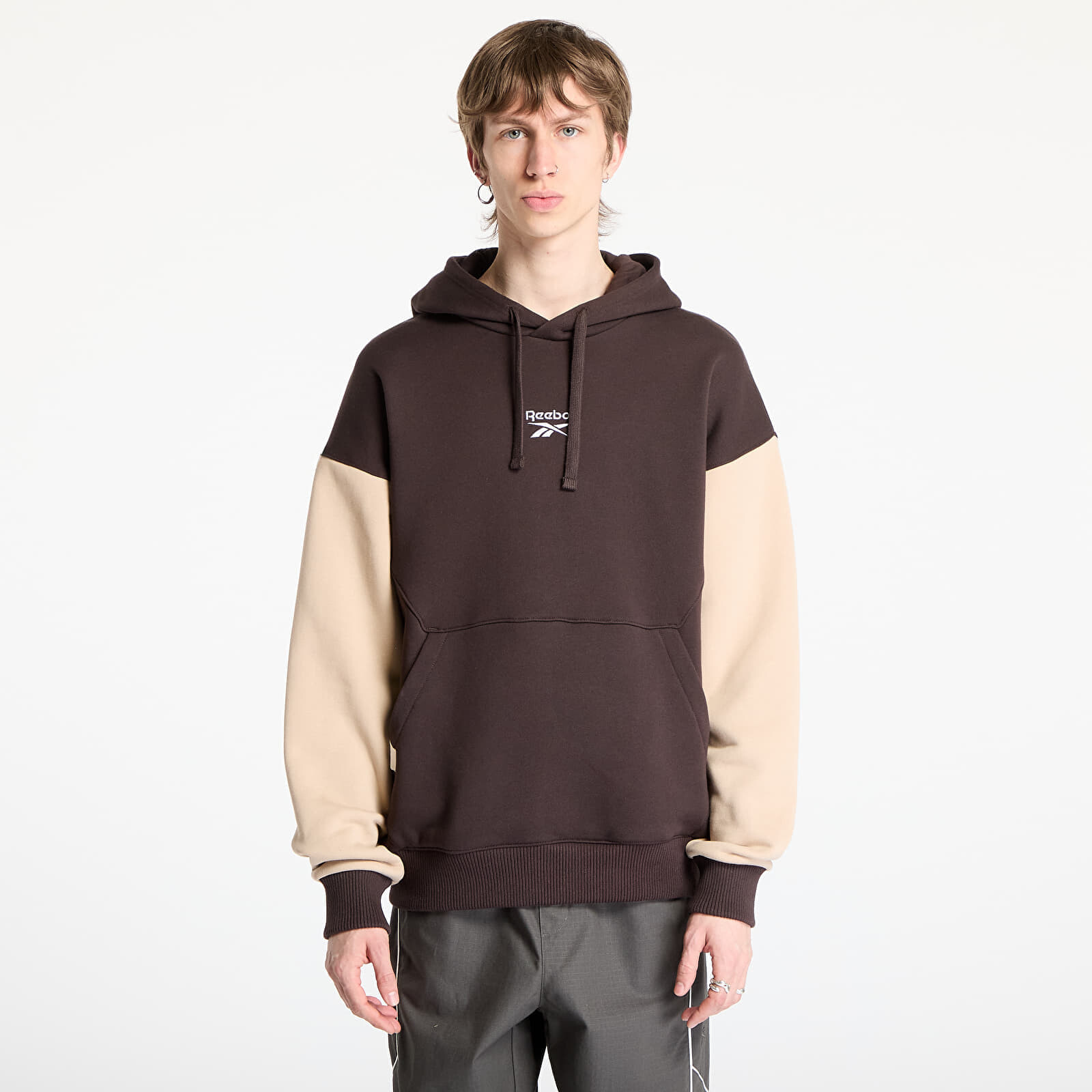 Mikina Reebok Classic French Ter Unearthed Hoodie UNISEX Brown/ Tan XL