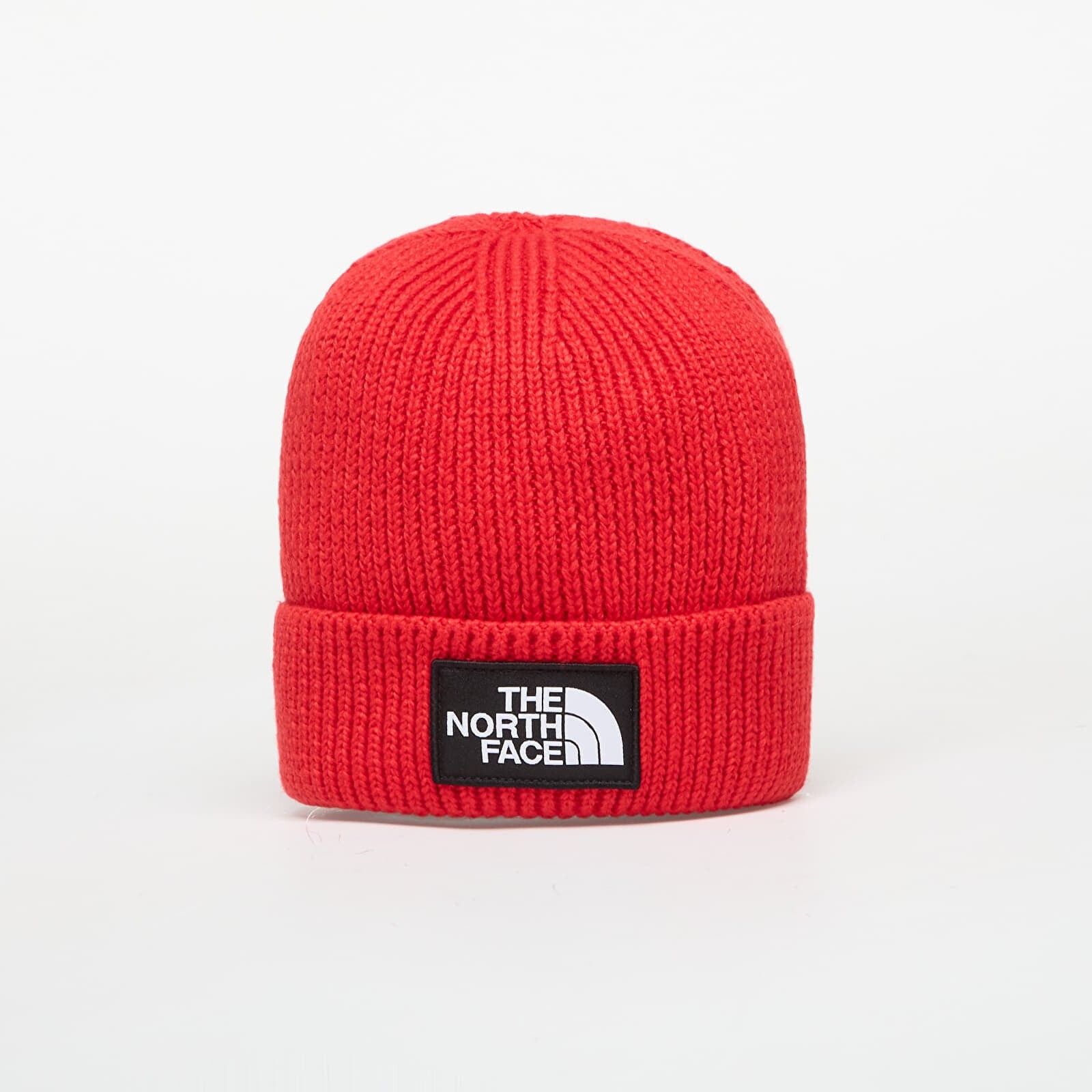 Čiapka The North Face Logo Box Cuffed Beanie TNF Red Universal