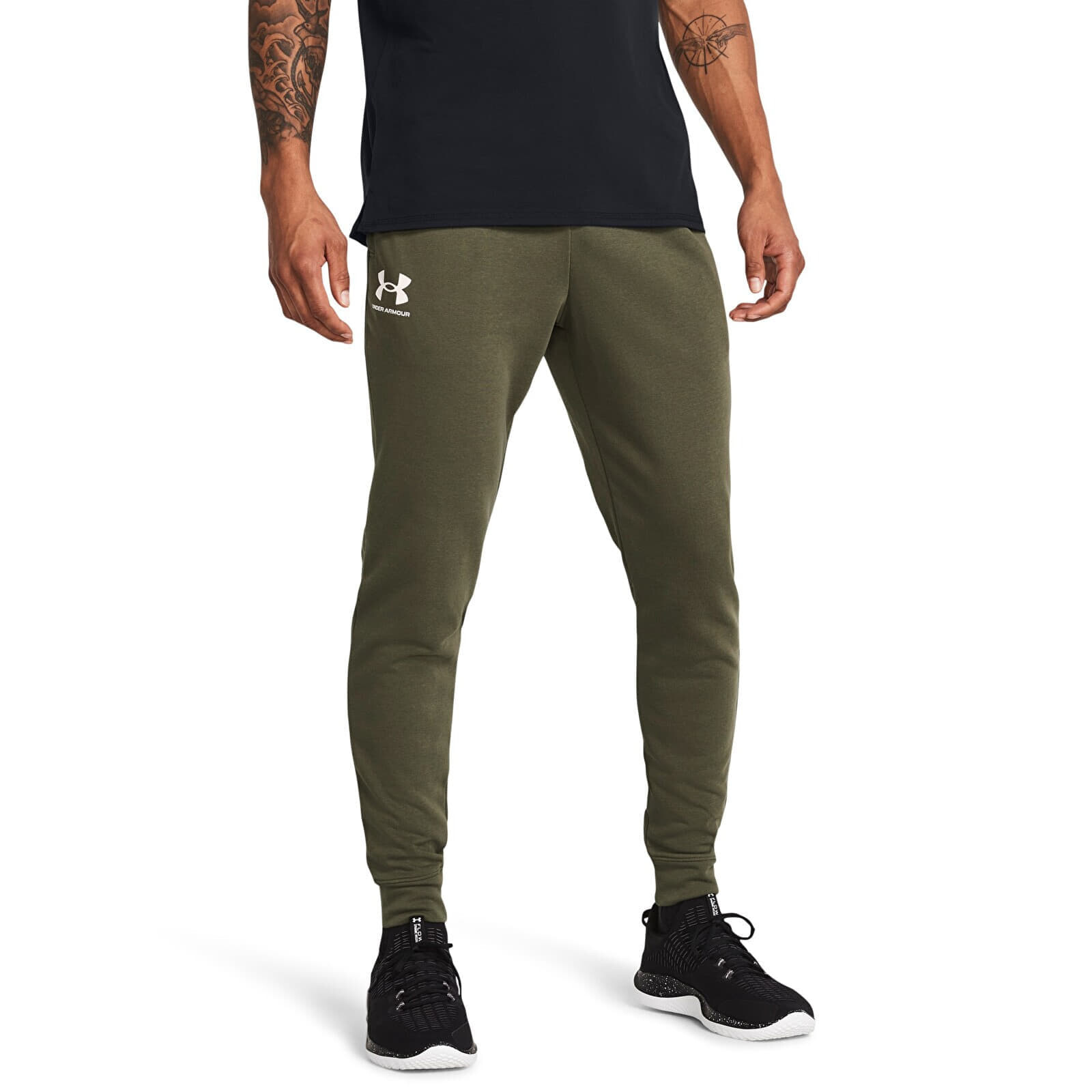 Tepláky Under Armour Rival Terry Jogger Green XL