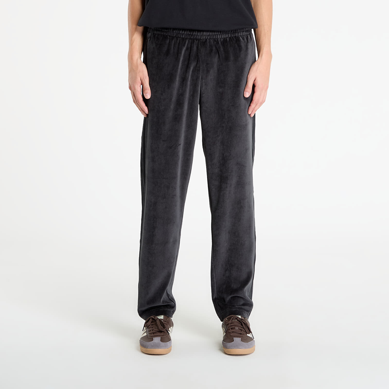 Kalhoty adidas SST Adicolor Velour Track Pants Black XL