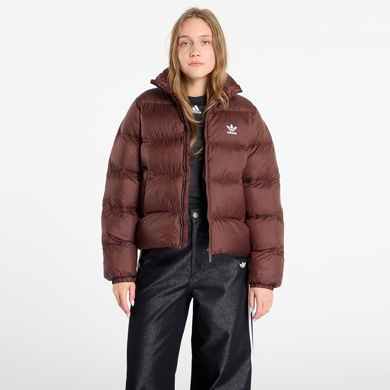 Bunda adidas Adicolor Short Puffer Jacket Auburn S