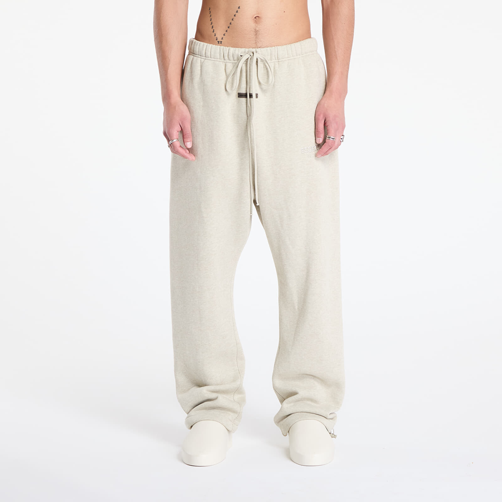 Tepláky Fear of God Essentials Relaxed Fleece Sweatpant Heather Stone XXL