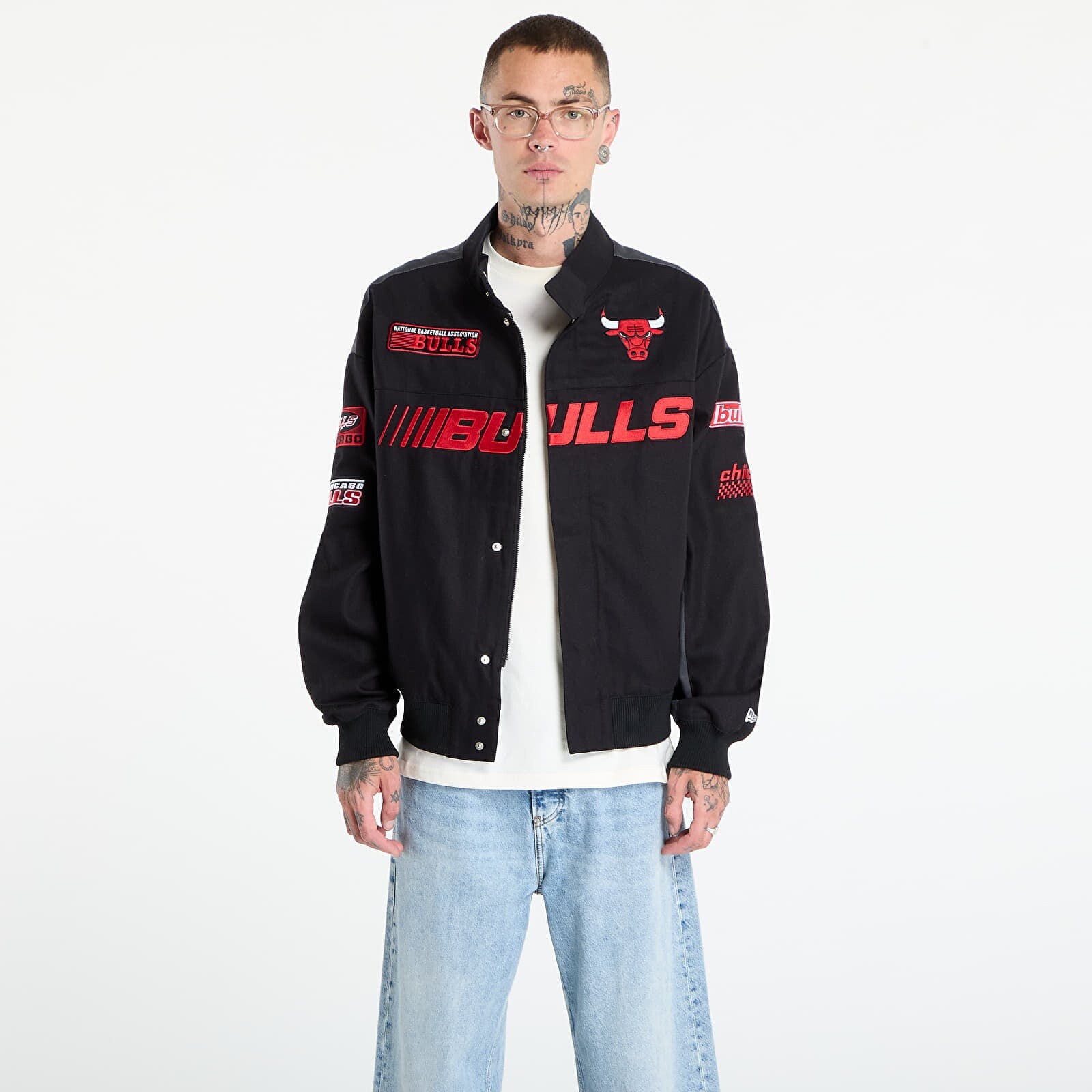 Bunda New Era NBA Motorsport Chicago Bulls Jacket Black M