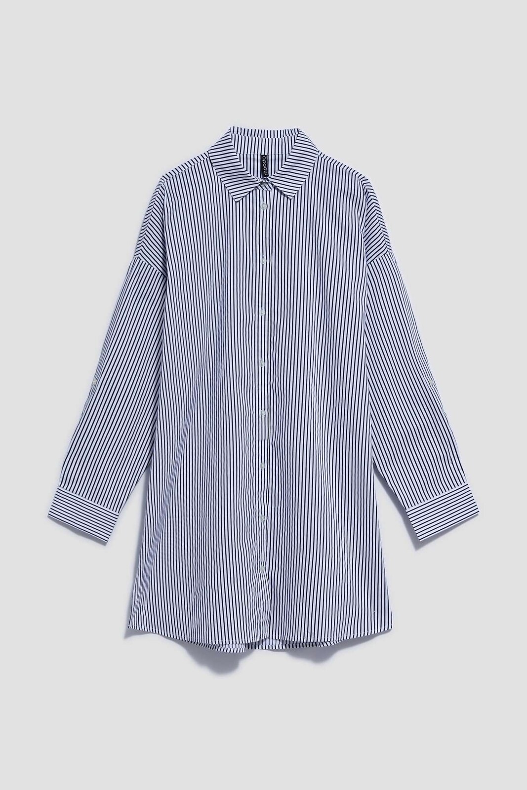 WOMEN'S SHIRT L-KO-4016 BÍLÁ_NAVY