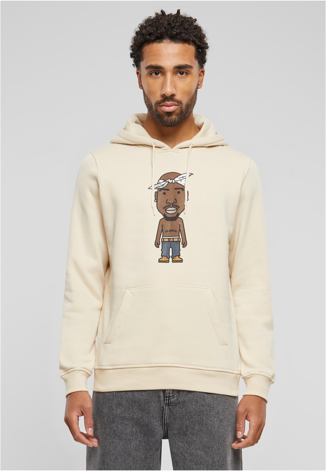 Men's LA Sketch Hoody - cream