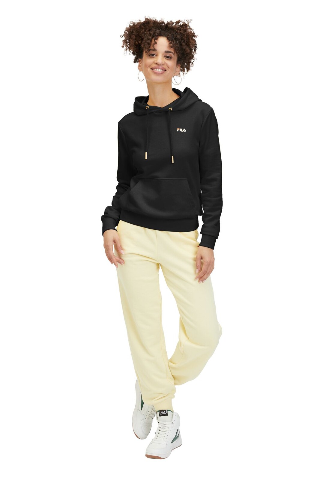 Fila Black BRUCHSAL Regual Hoodie