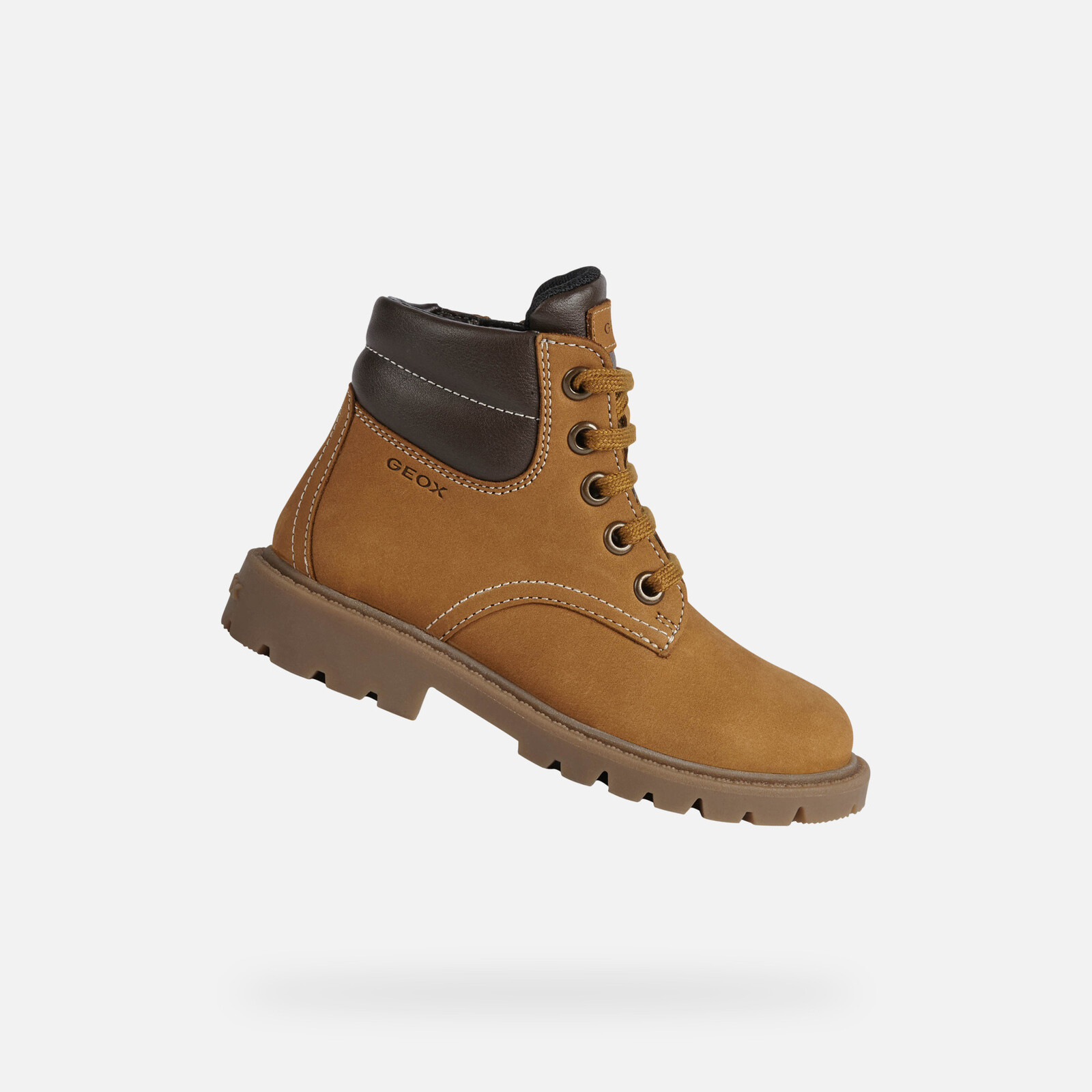 Light brown boys' ankle boots Geox Shaylax - Boys