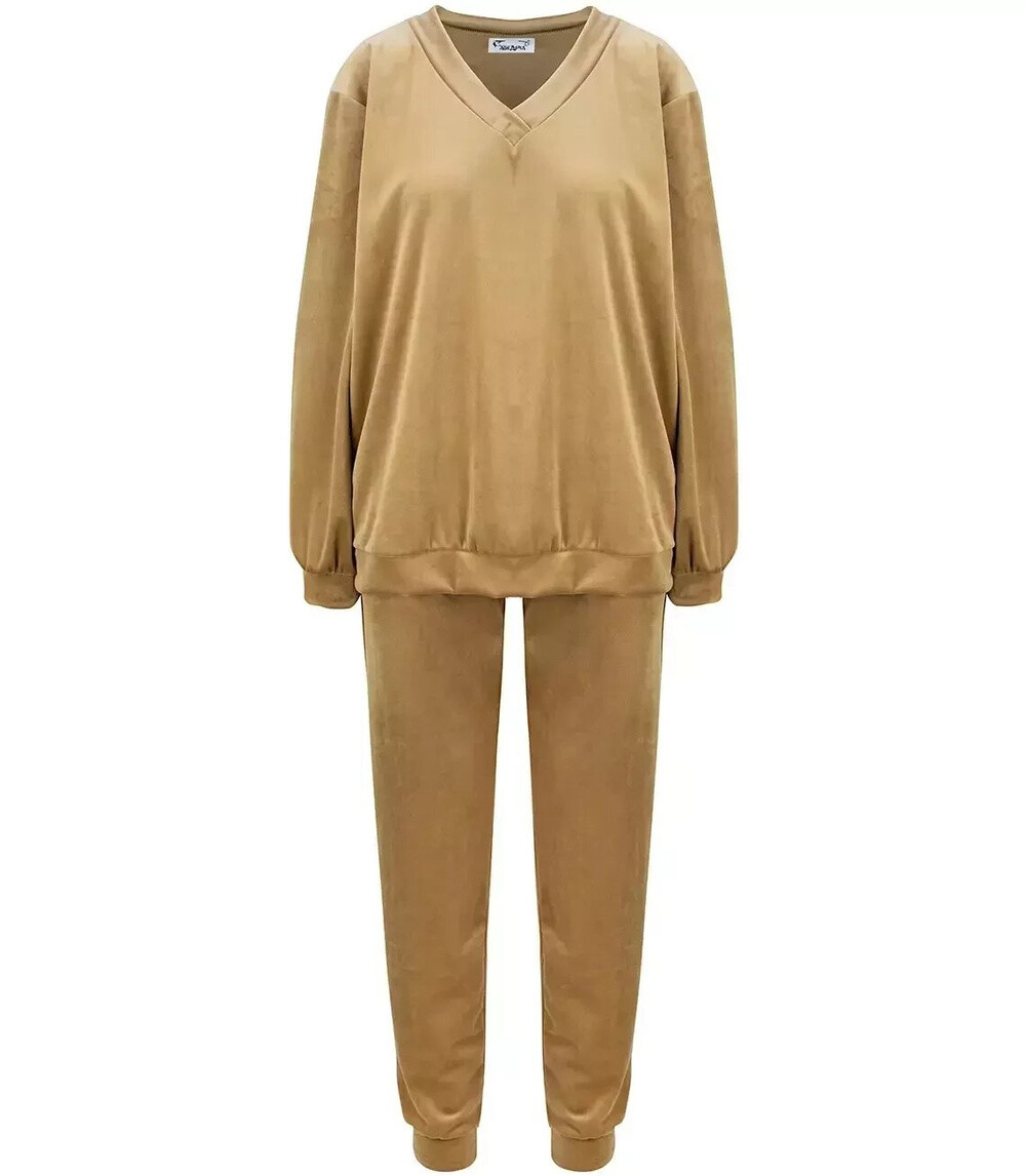 Pri Tracksuit set sweatshirt pants smooth velor