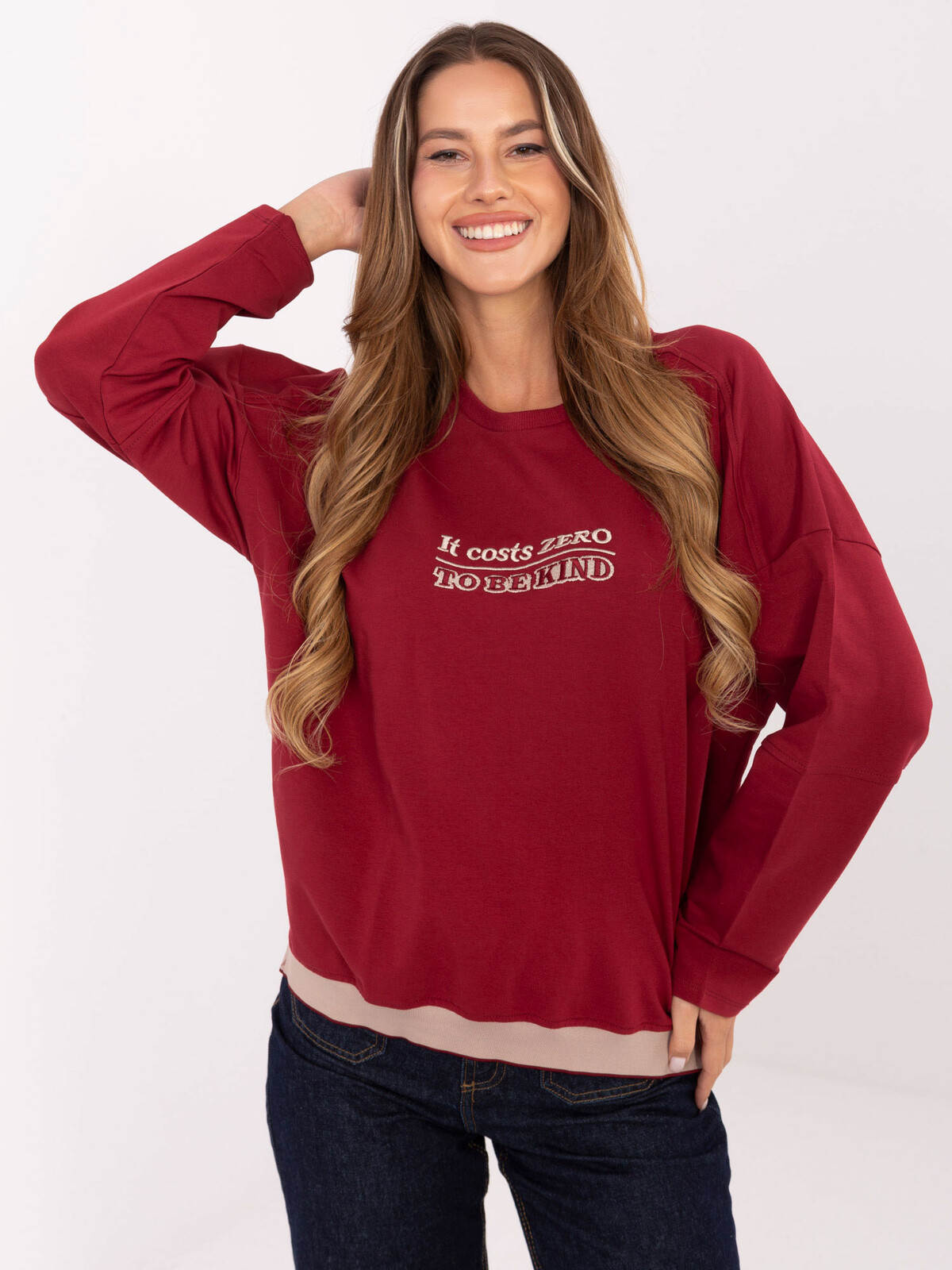 Blouse-RV-BZ-A907.08P-burgundy