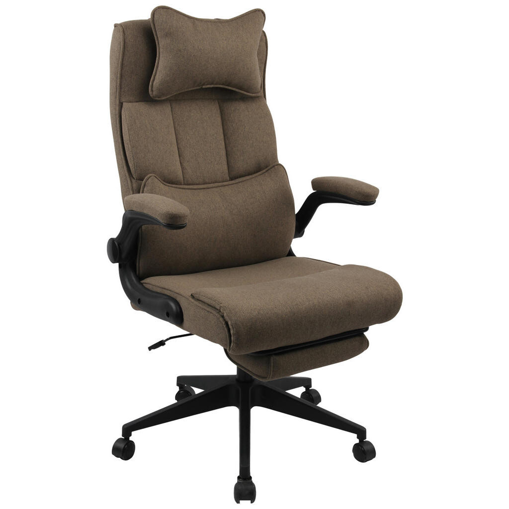 MID.YOU KANCELÁRSKE KRESLO, tkaná textília, hnedá