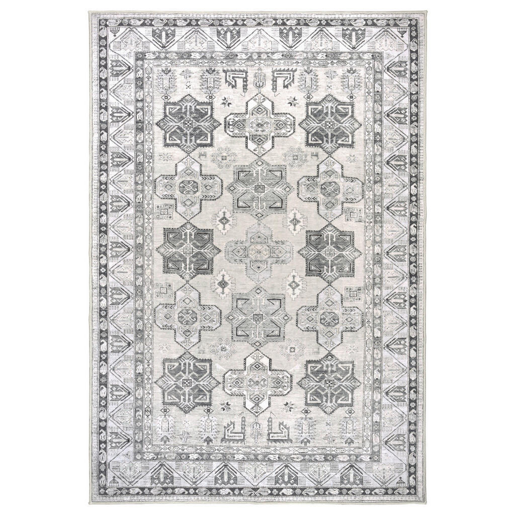 Lindorug PLOCHO TKANÝ KOBEREC, 130/190 cm, svetlosivá, sivobéžová