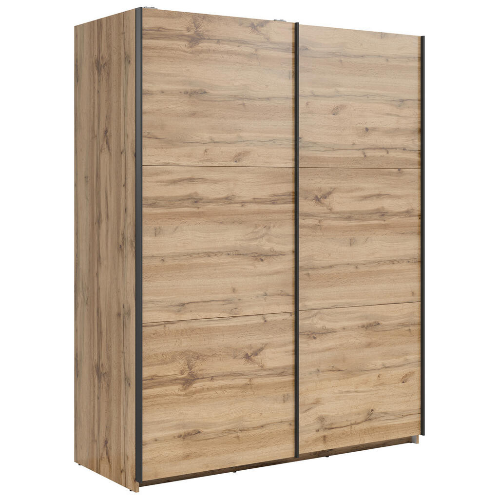 MID.YOU SKRIŇA S POS. DVER. – HOR.VED, dub wotan, 153,5/195,5/60 cm