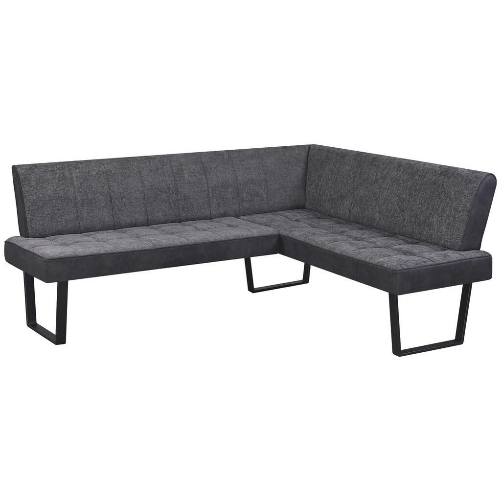 MID.YOU ROHOVÁ LAVICA, sivá, čierna