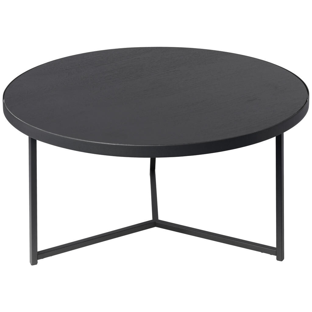 MID.YOU KONFERENČNÝ STOLÍK, čierna, drevo, kov, kompozitné drevo, 80/80/40 cm