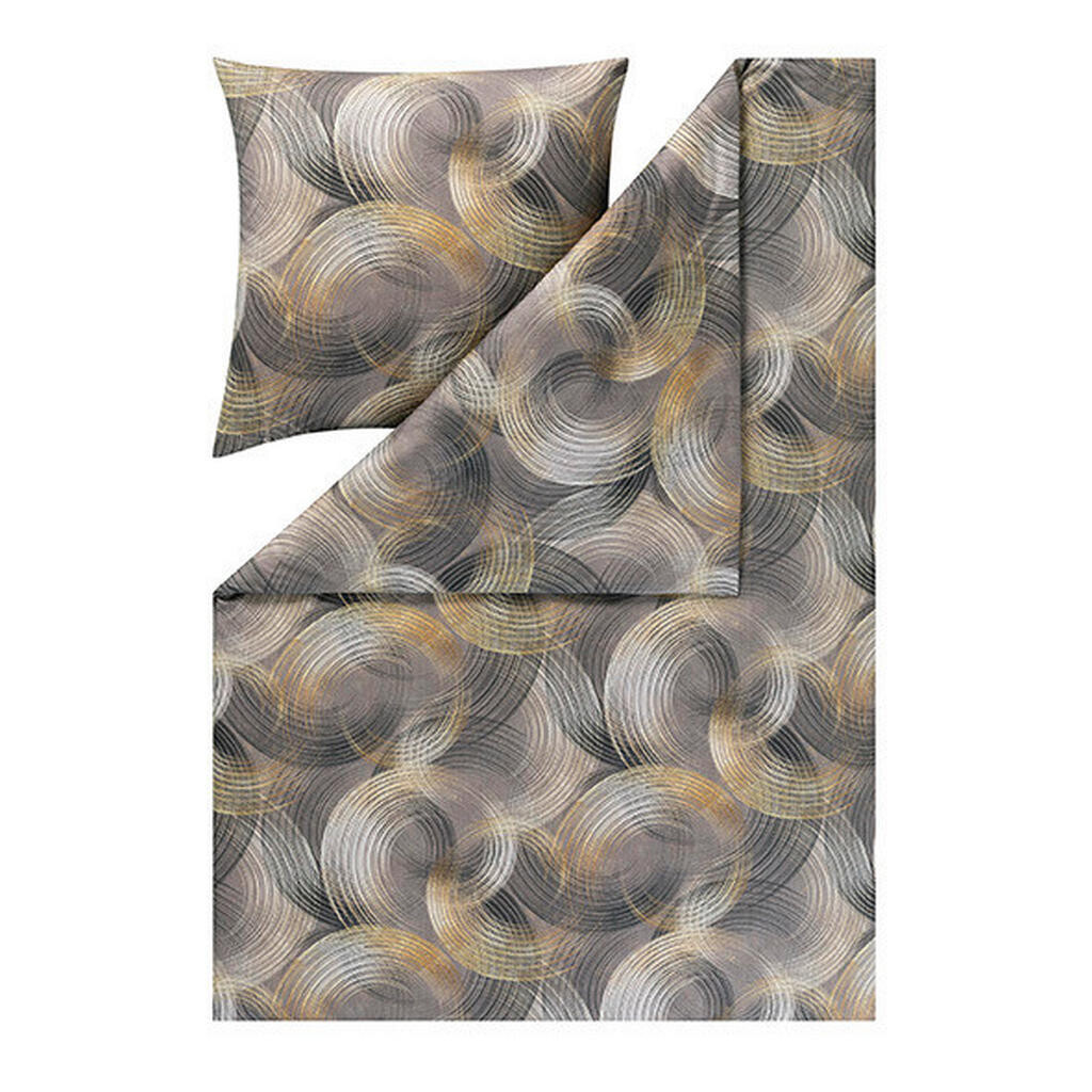 Estella POSTEĽNÁ BIELIZEŇ, interlock džersej, antracitová, 140/200 cm