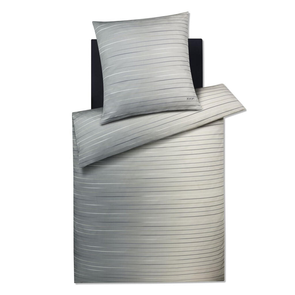 Joop! POSTEĽNÁ BIELIZEŇ, makosatén, antracitová, sivá, 155/220 cm
