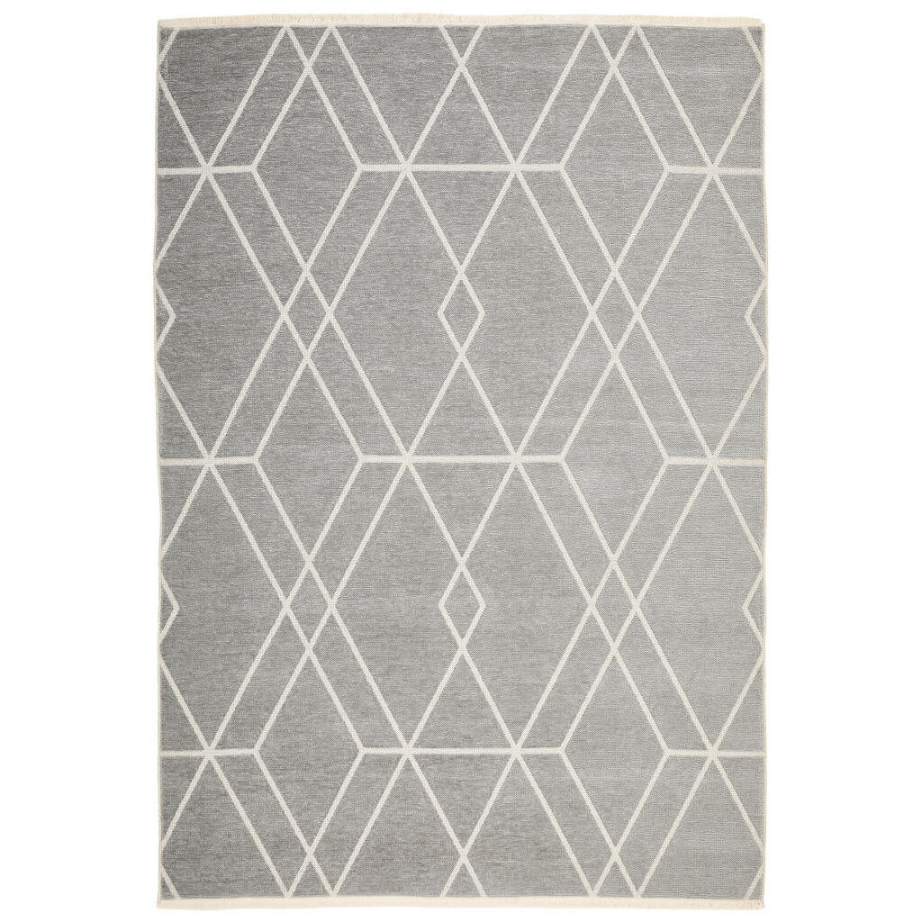 Novel PLOCHO TKANÝ KOBEREC, 80/150 cm, sivá, biela