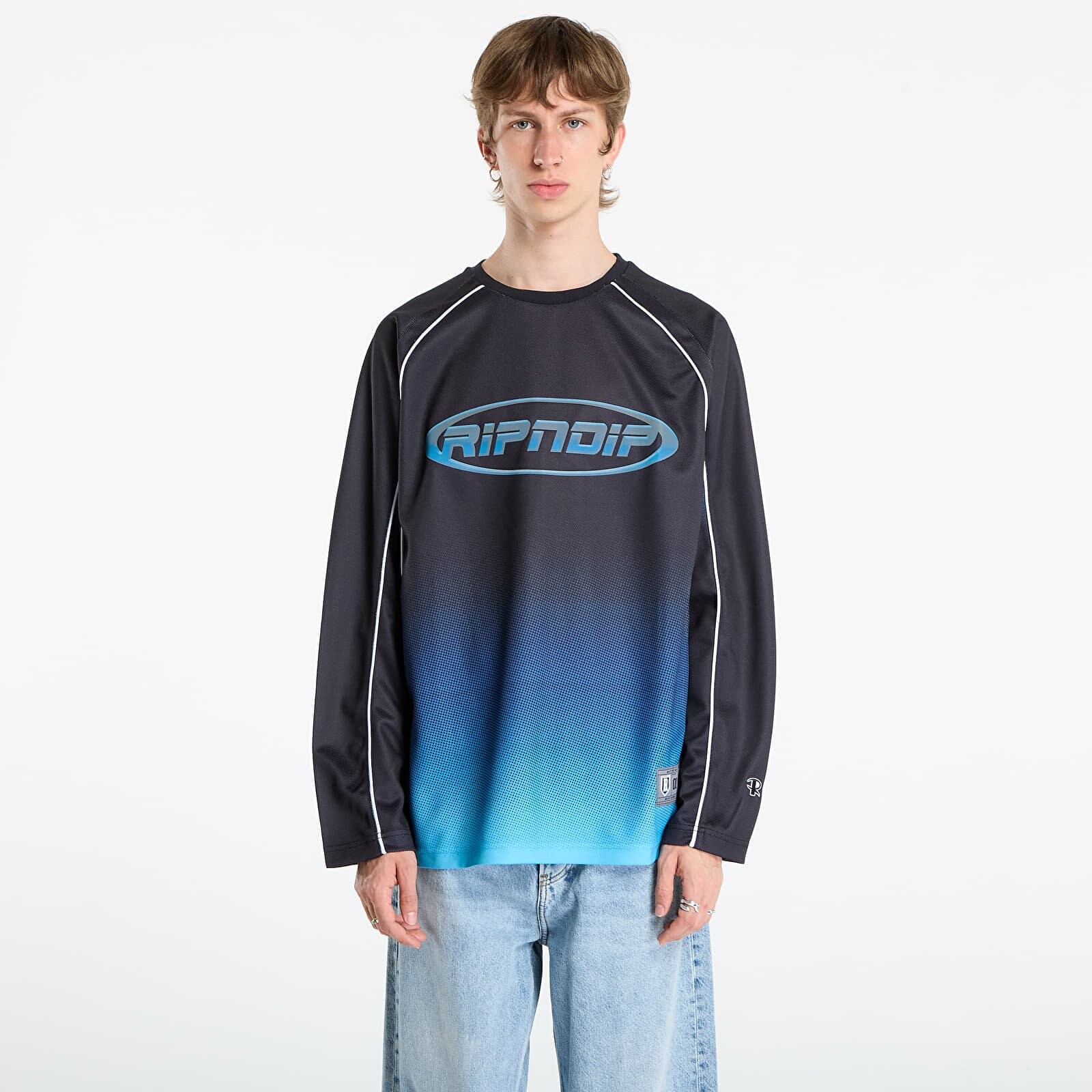Dres RIPNDIP Surround Sound Hockey Jersey Black/ Blue M