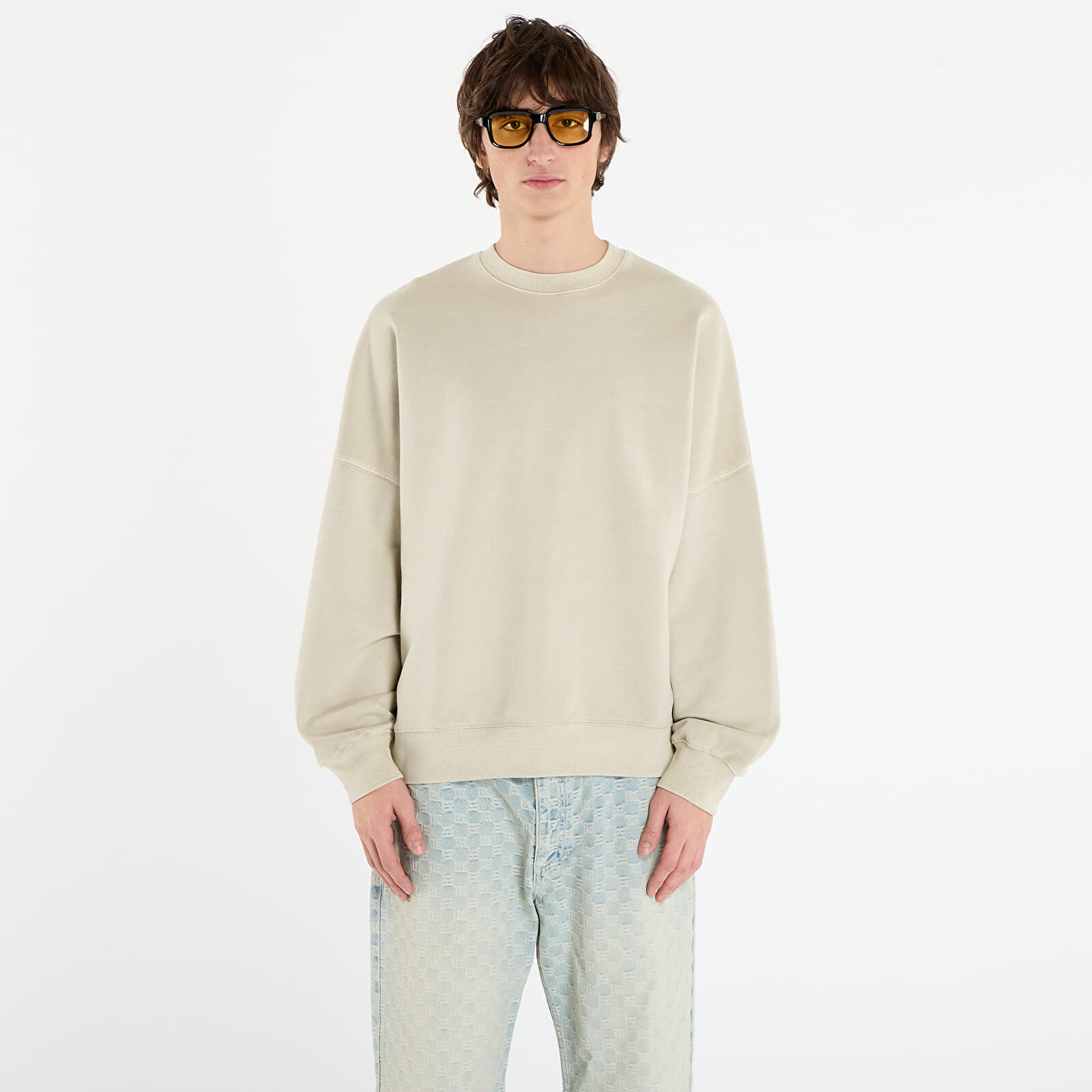 Mikina Carhartt WIP RGGD Sweat UNISEX Fleur De Sel Garment Dyed L