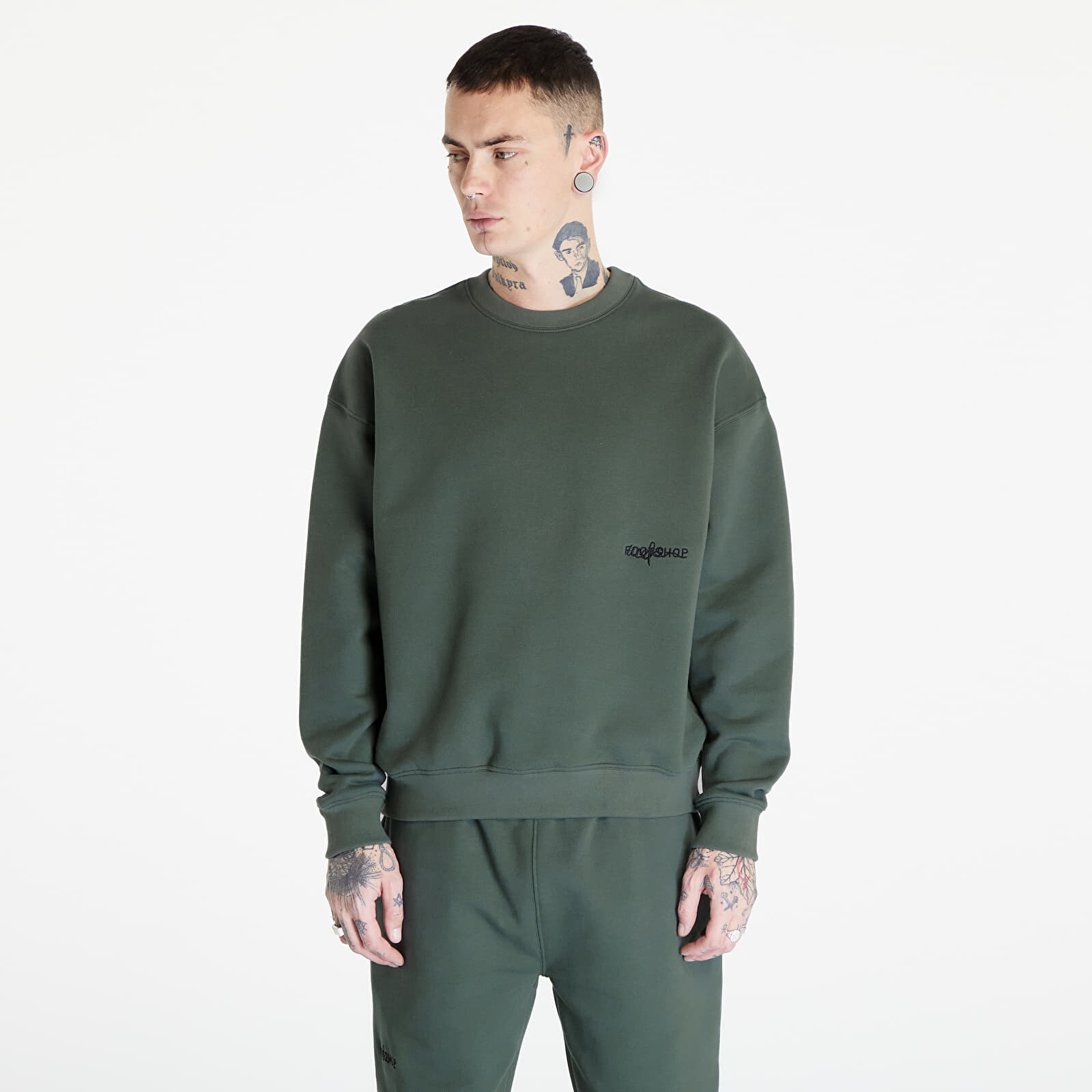 Mikina Footshop Everyday Crewneck UNISEX Sage XL