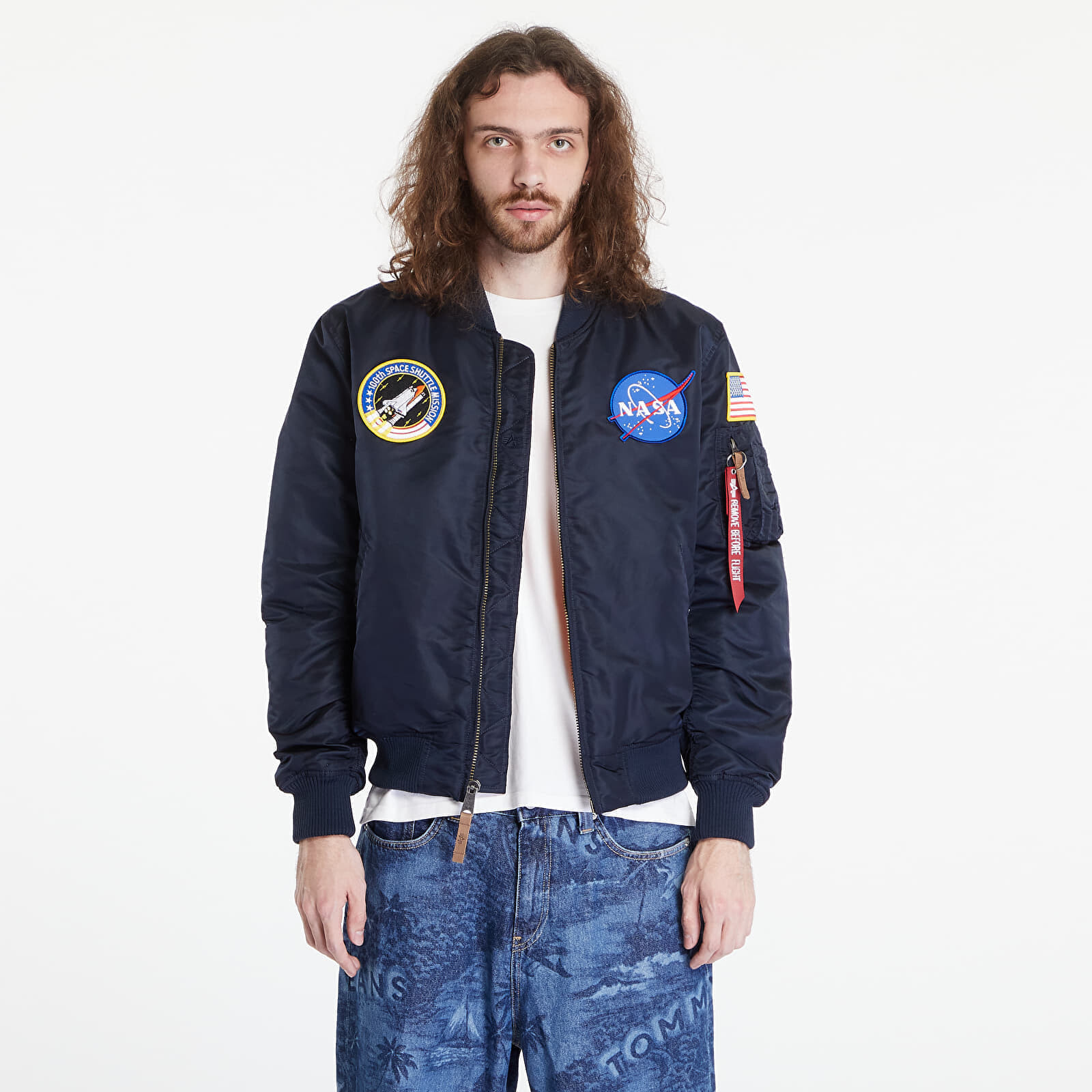 Bunda Alpha Industries MA - 1 VF NASA navy M