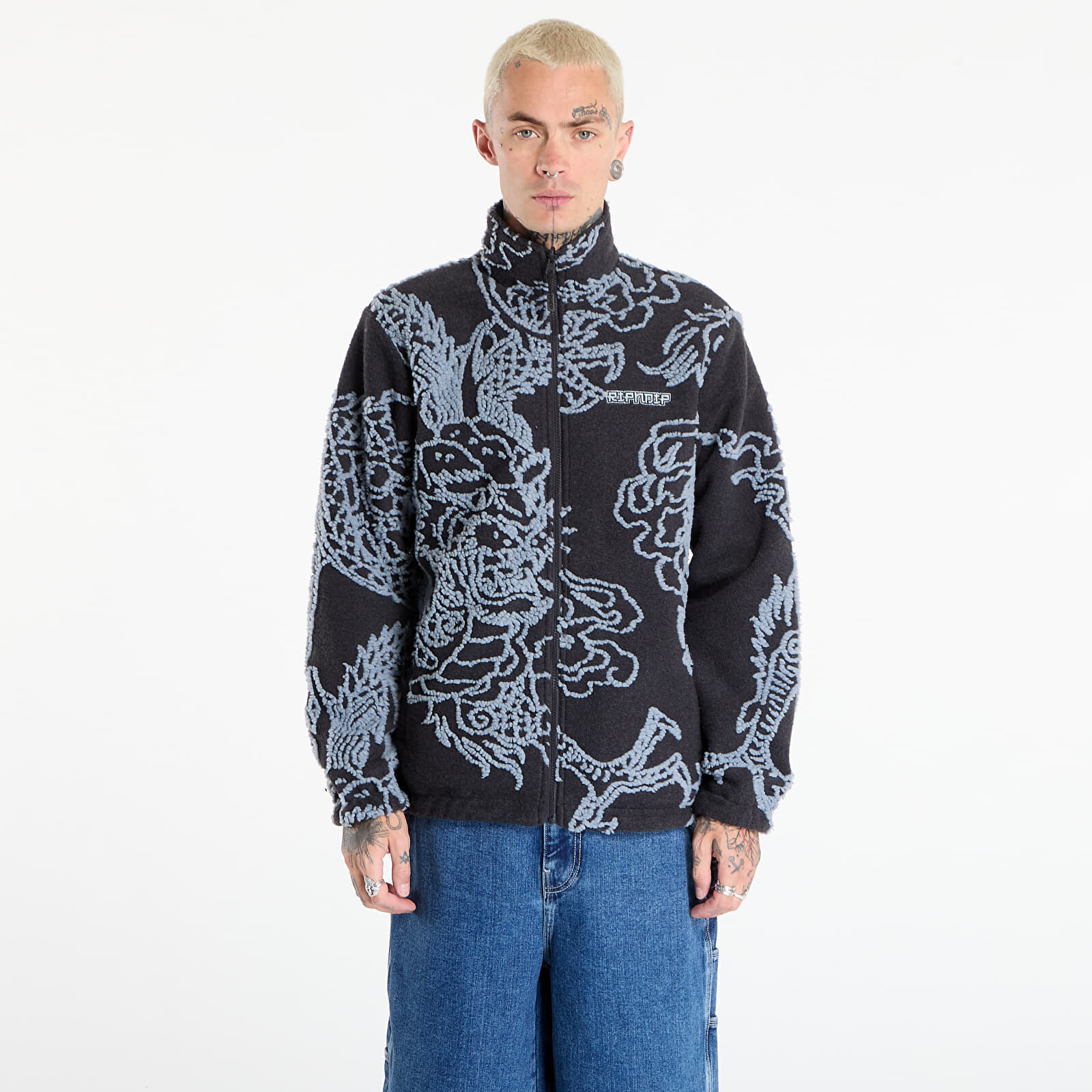 Bunda RIPNDIP Haku Reversible Jacket Black/ Charcoal M
