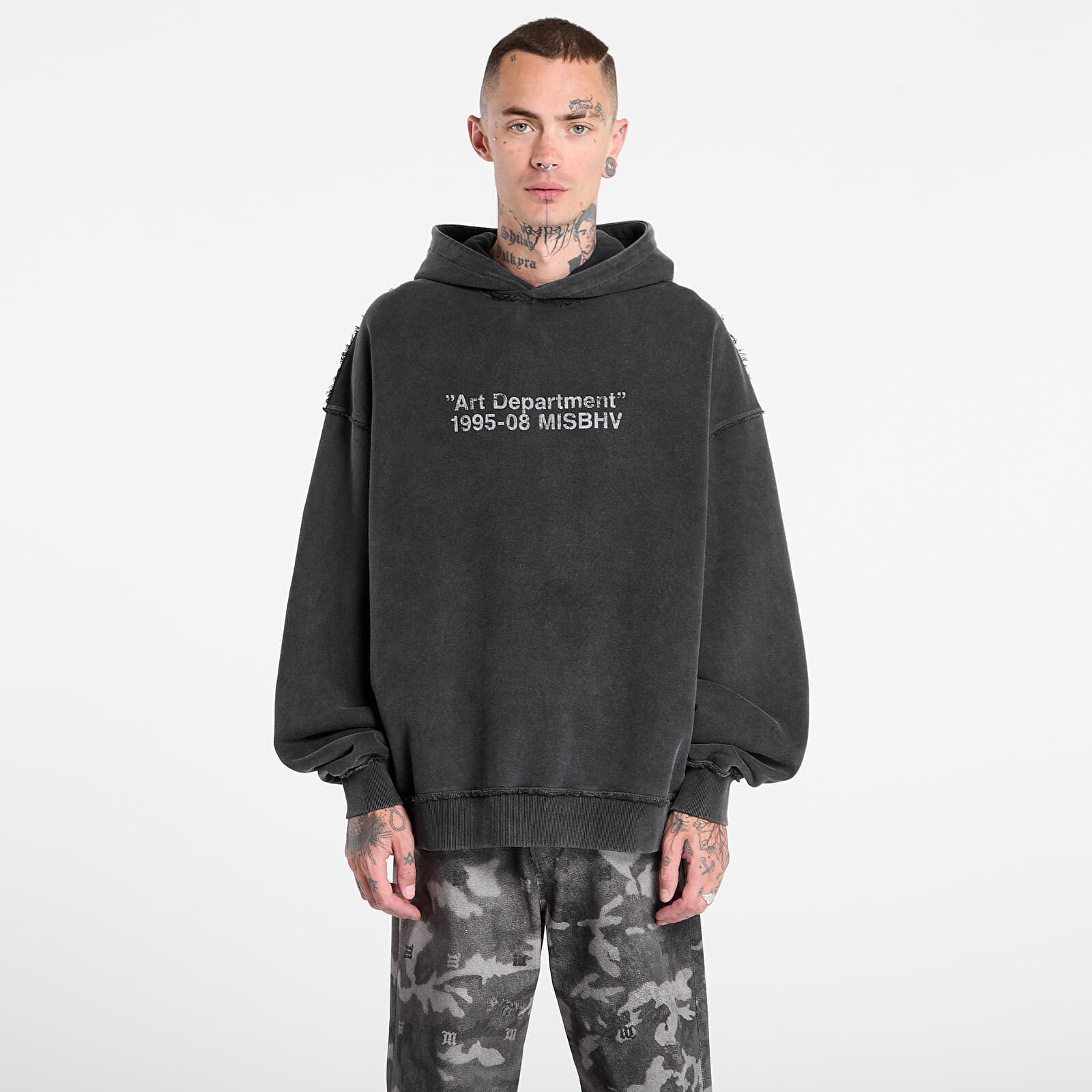 Mikina MISBHV Basic Hoodie Grey XXL