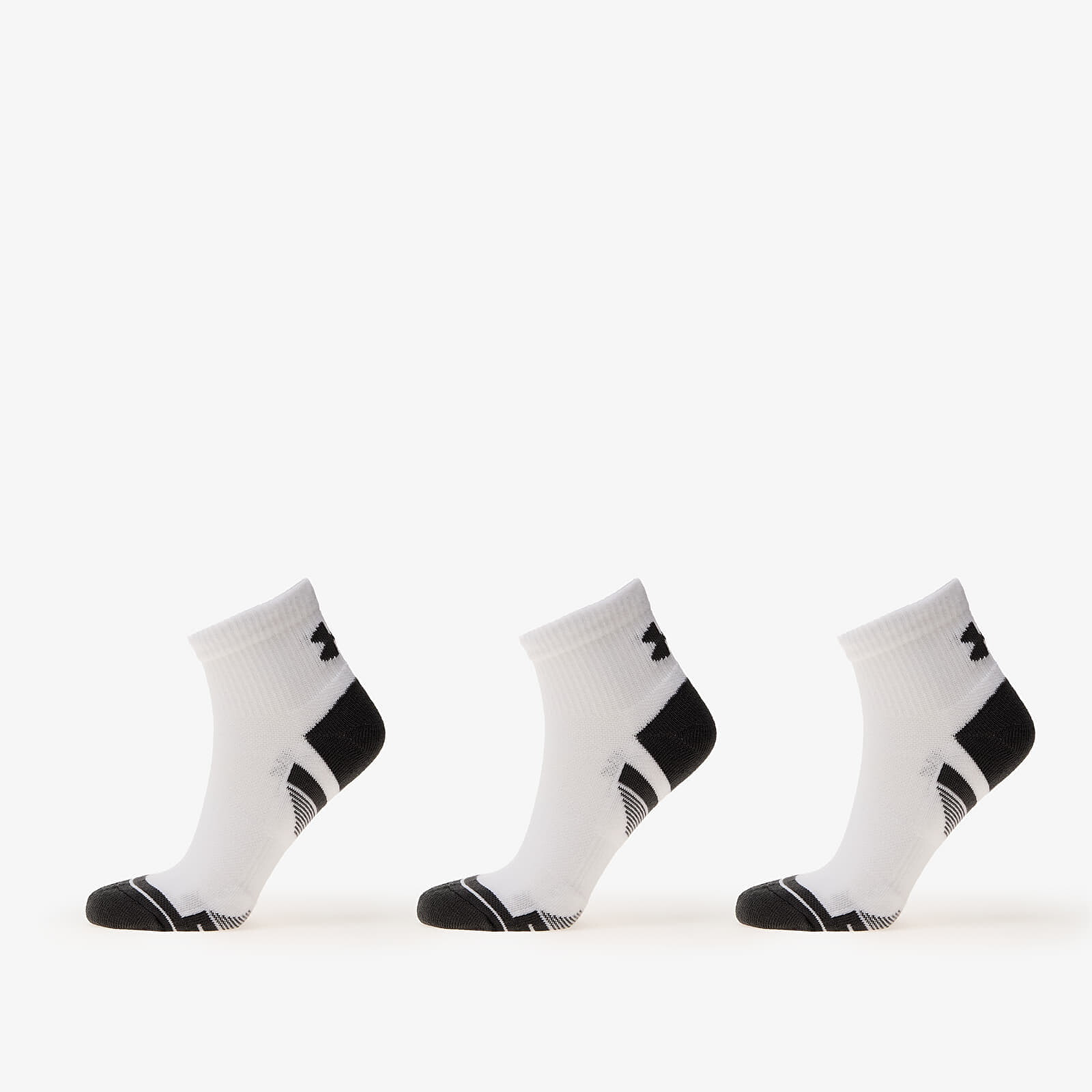 Ponožky Under Armour Performance Tech 3-Pack Qtr White XL