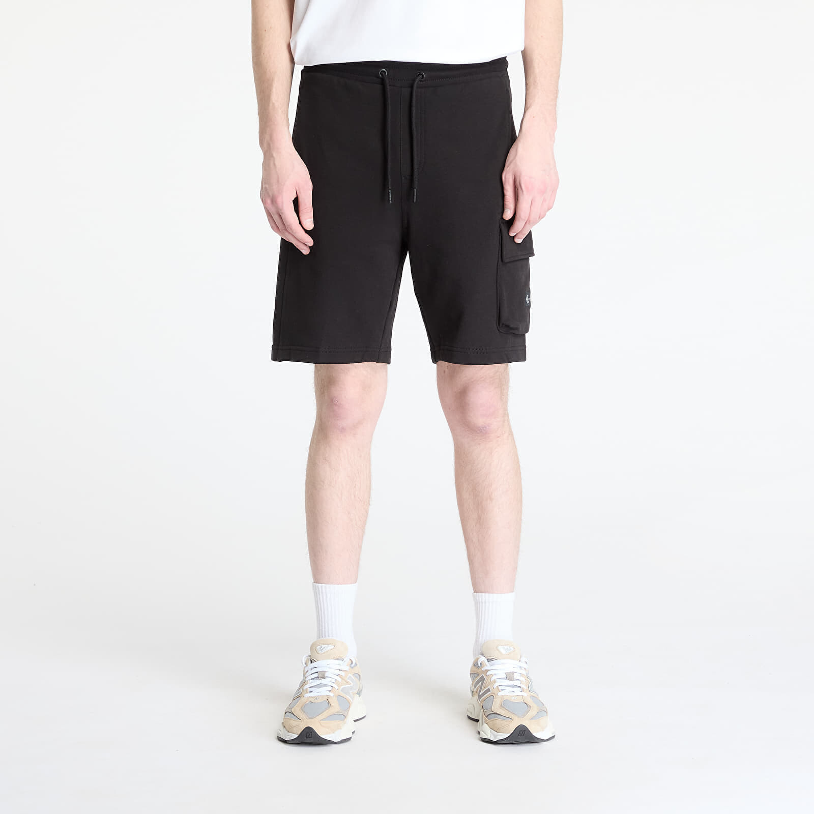 Šortky Calvin Klein Jeans Woven Label Short Black S
