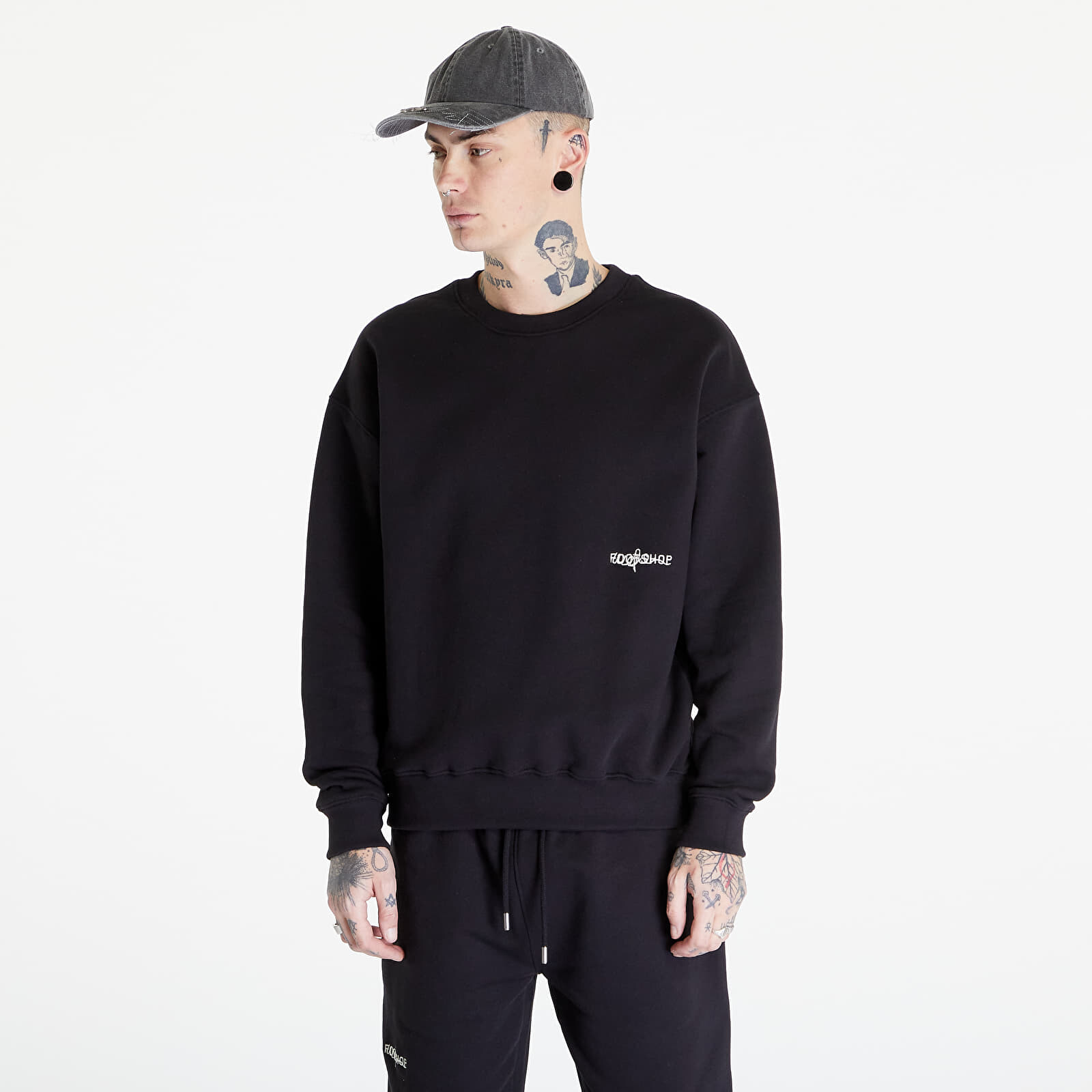 Mikina Footshop Everyday Crewneck UNISEX Black XXL