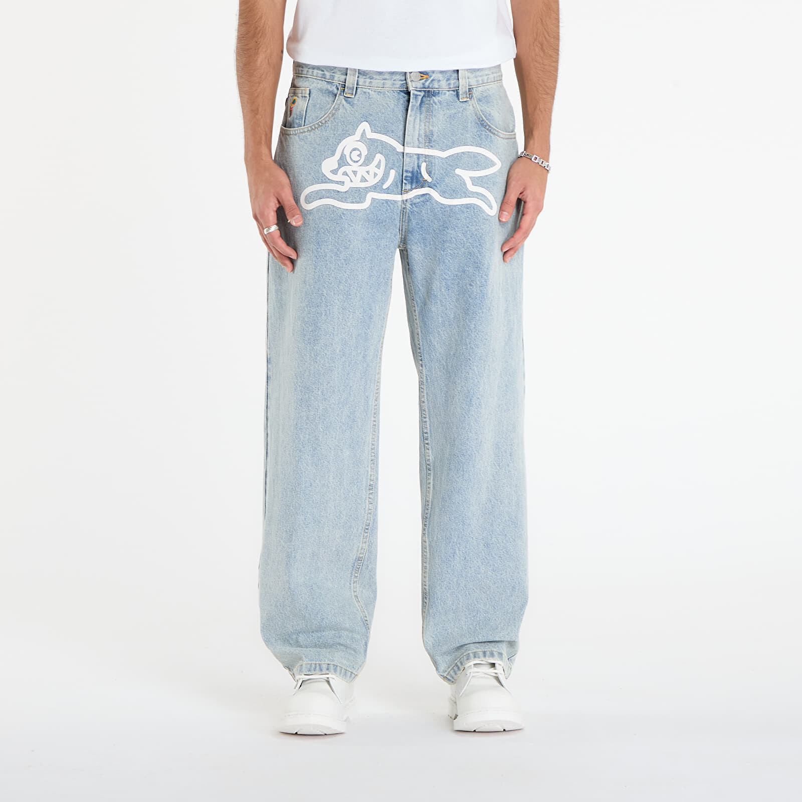 Džínsy Billionaire Boys Club Icecream Running Dog Double Scoop Denim Pant Heavy Wash Blue 36