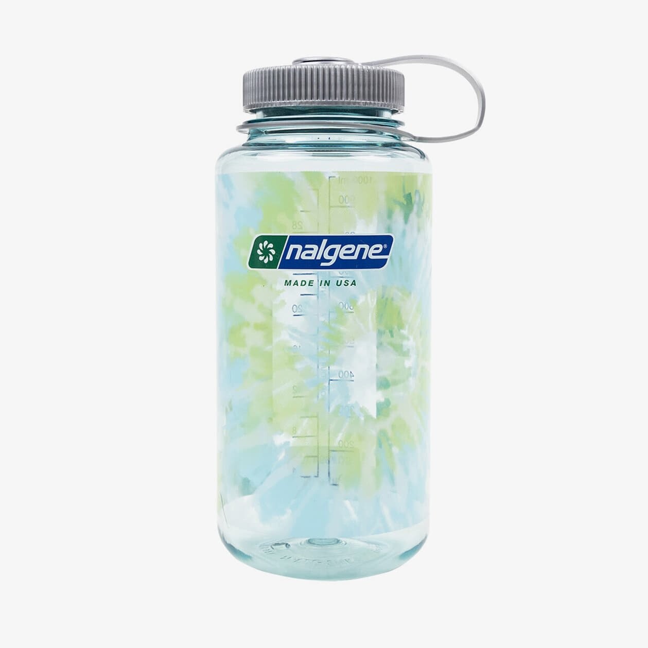 Fľaša Nalgene 1000 ml Wide Mouth Seafoam/ Platinum Blue Tie Dye Universal