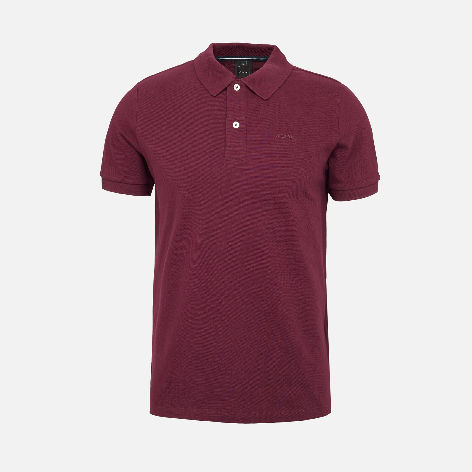 Burgundy men's polo shirt Geox - Men's