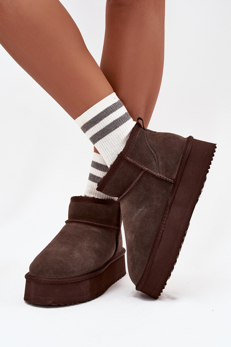 Kožené zimné topánky pre ženy Vinceza