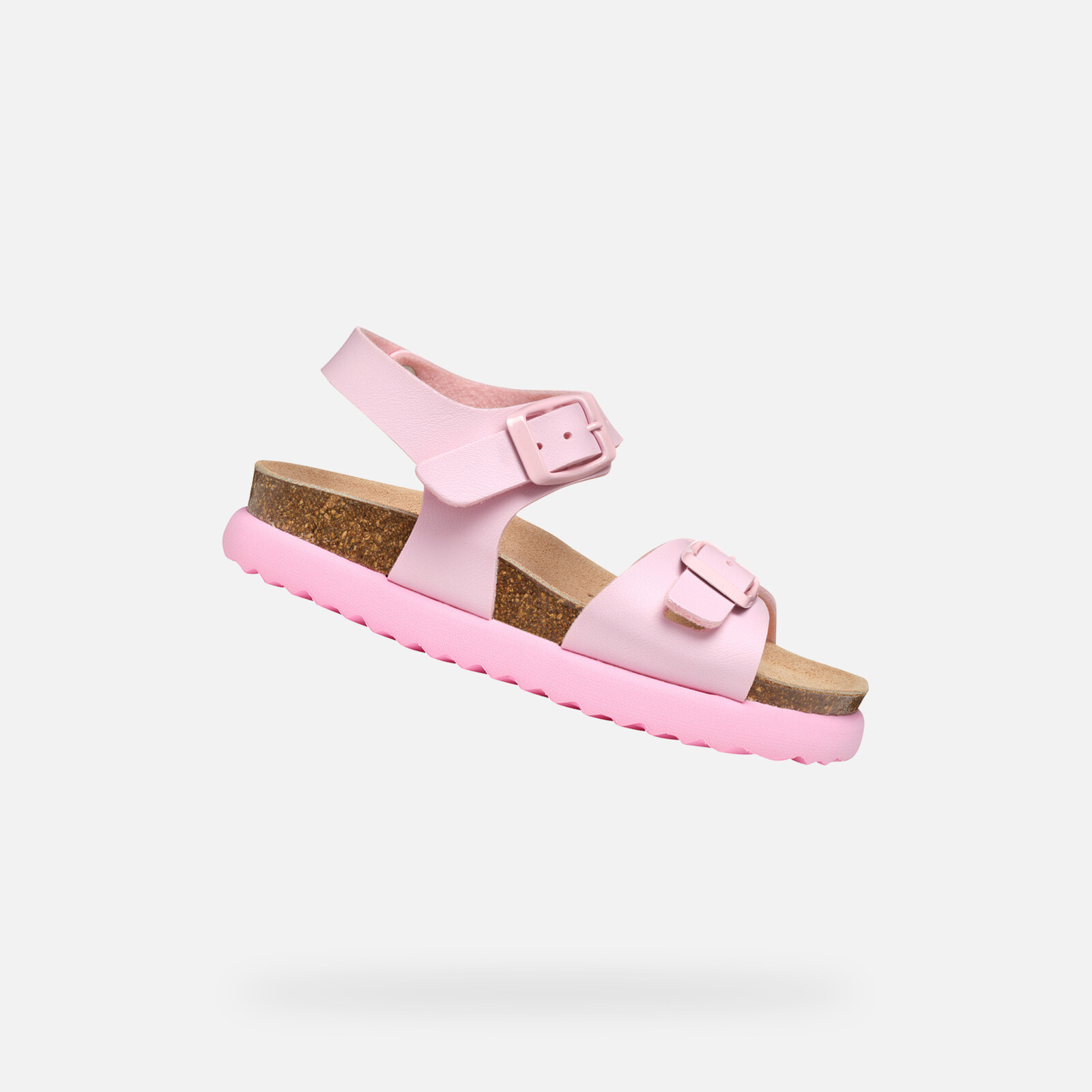 Pink Girls Sandals Geox Sandalubblebow - Girls