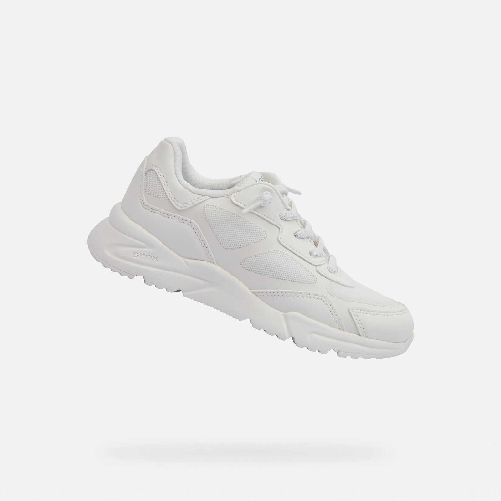 White Girls Sneakers Geox Loftus - Girls