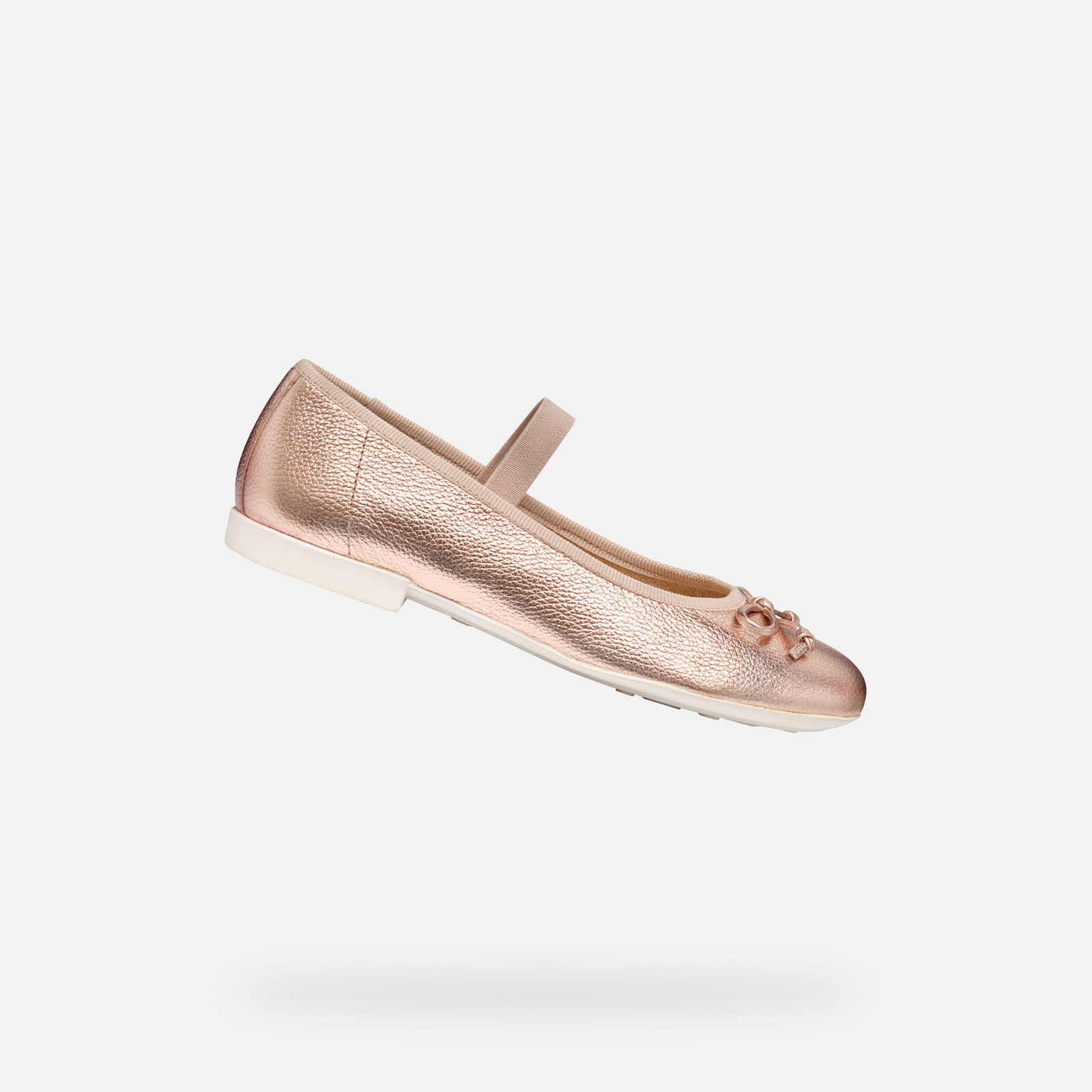 Old Pink Girls Ballerinas Geox Plie - Girls